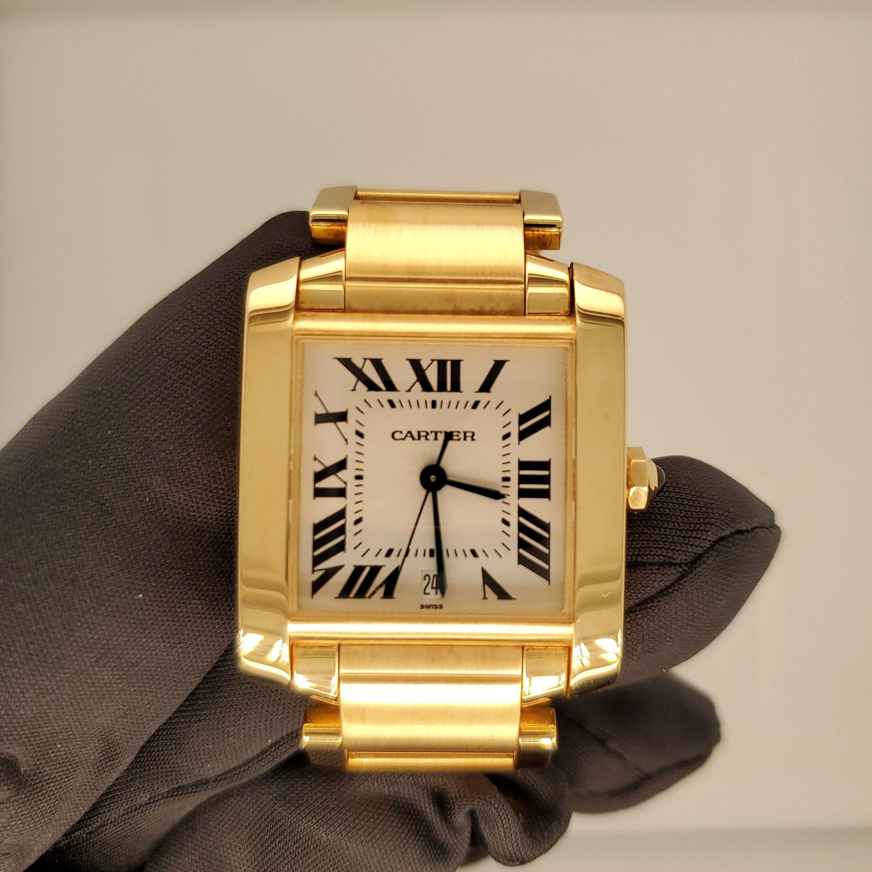 Cartier Tank Francaise 1840 18K Yellow Gold Watch