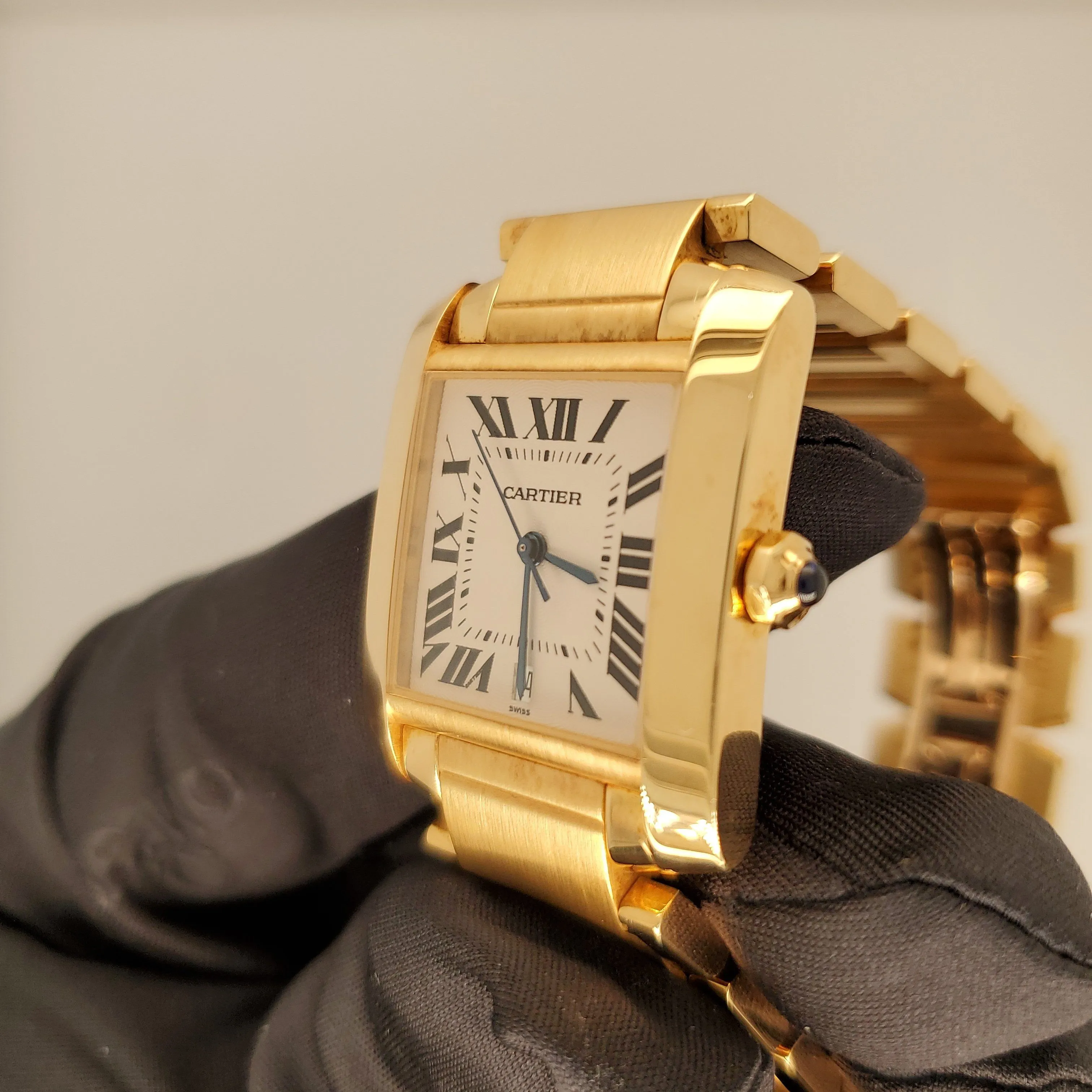 Cartier Tank Francaise 1840 18K Yellow Gold Watch