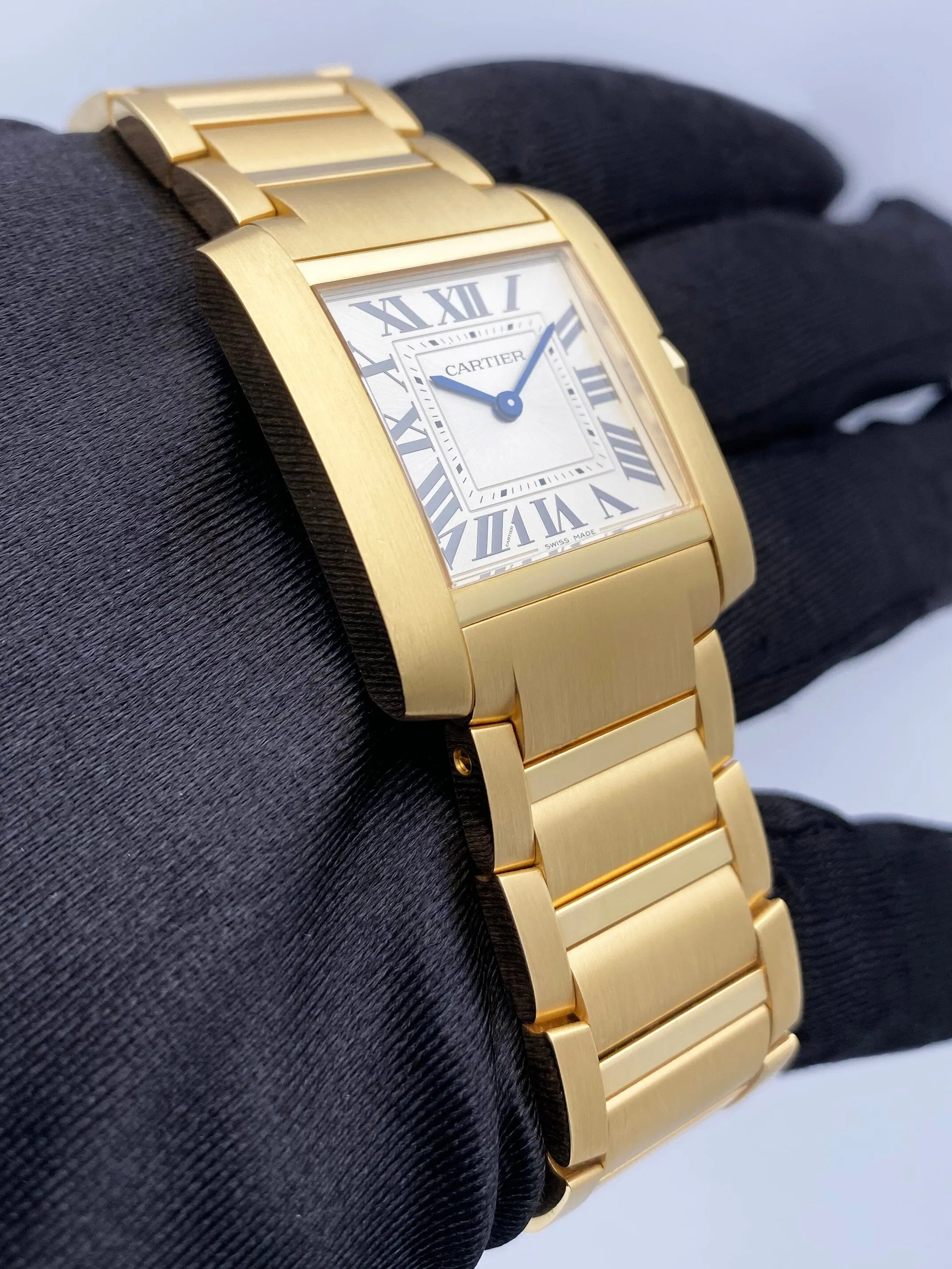 Cartier Tank Francaise WGTA0113 18K Yellow Gold Watch Box Papers