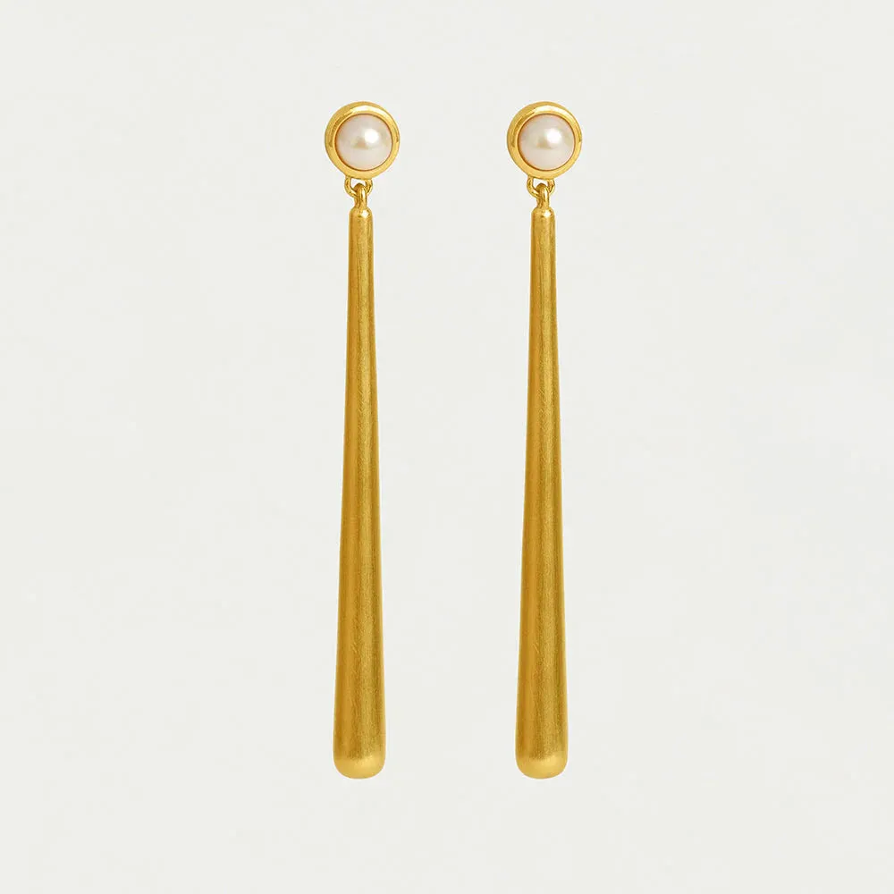 Catalina Long Drop Earrings