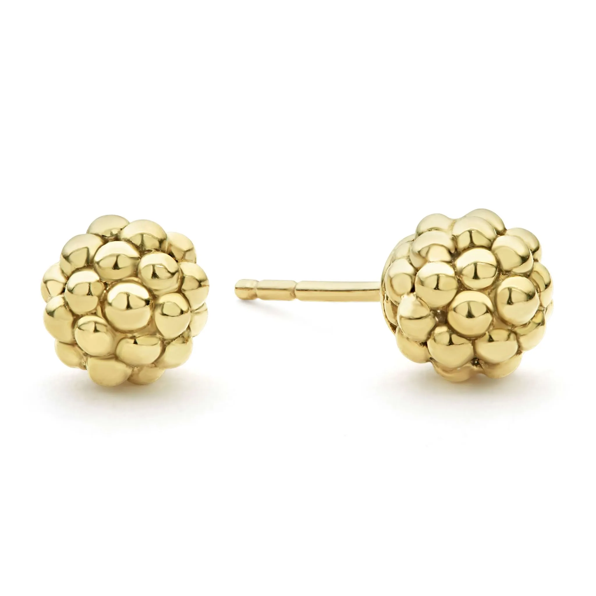 Caviar Gold 18K Gold Earring and Necklace Gift Set