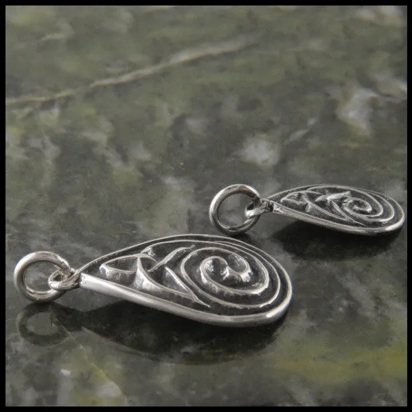 Celtic Spiral Drop Pendant