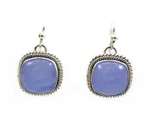 Chalcedony Drop Earrings