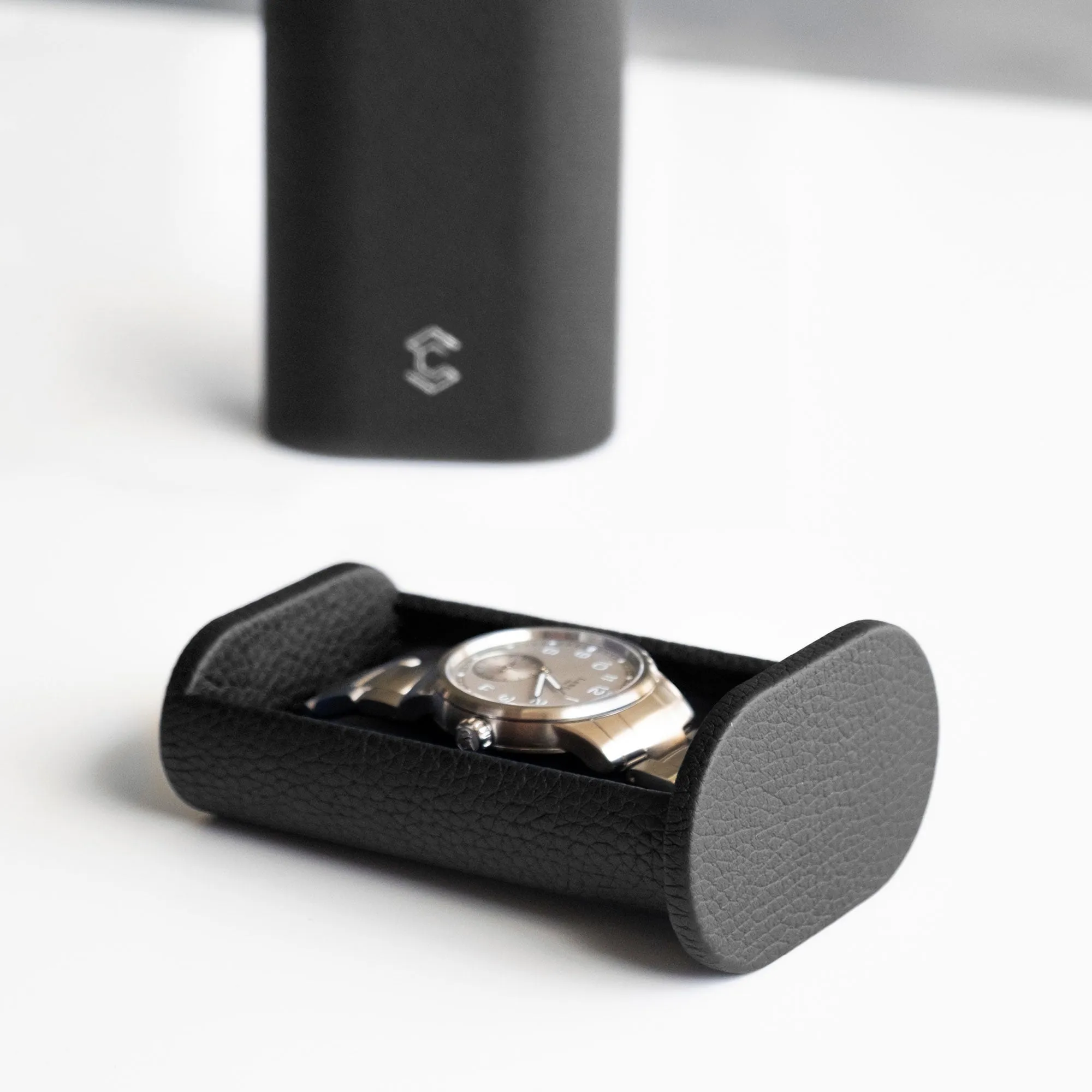 Charles Simon Oscar 1 Watch Roll - Black