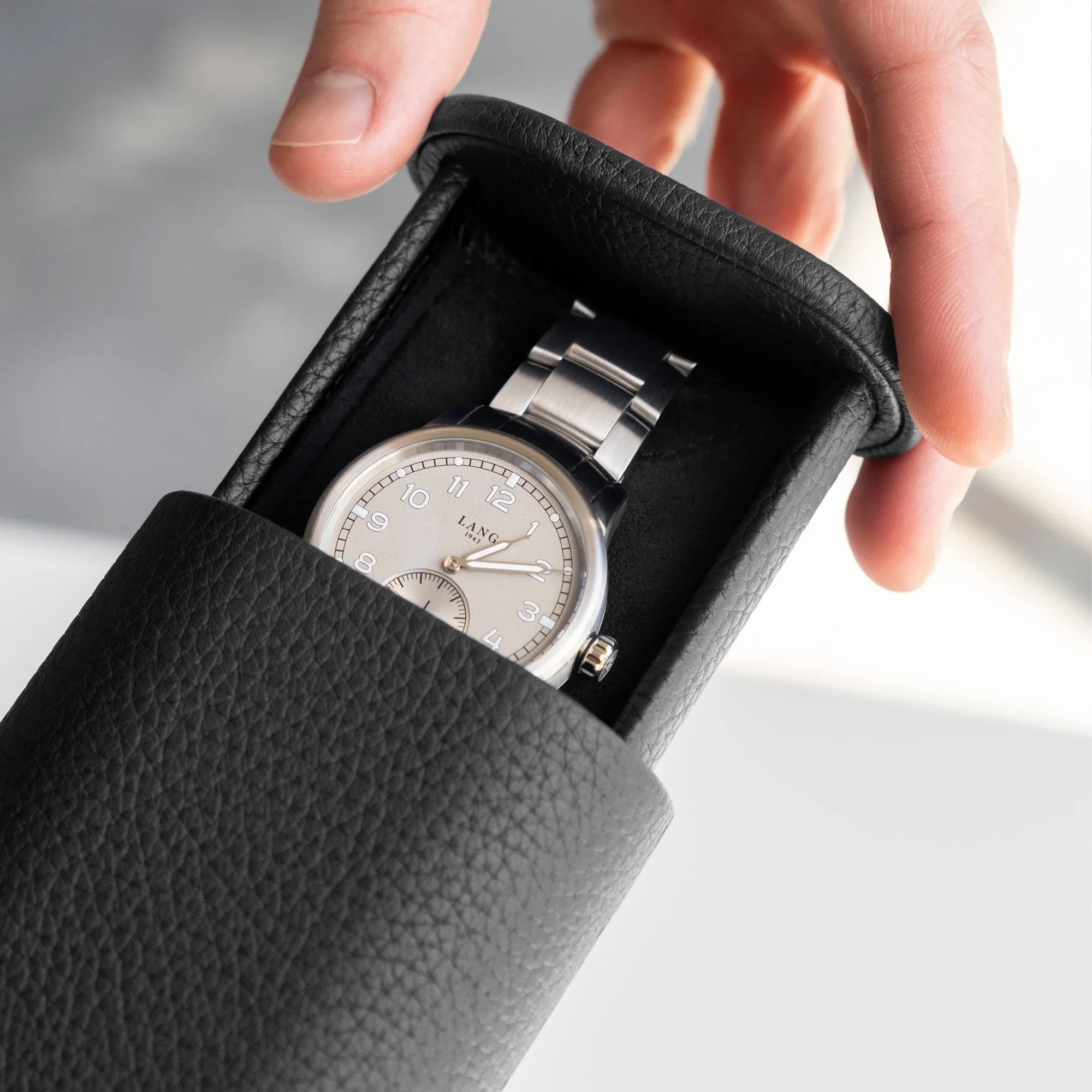 Charles Simon Oscar 1 Watch Roll - Black