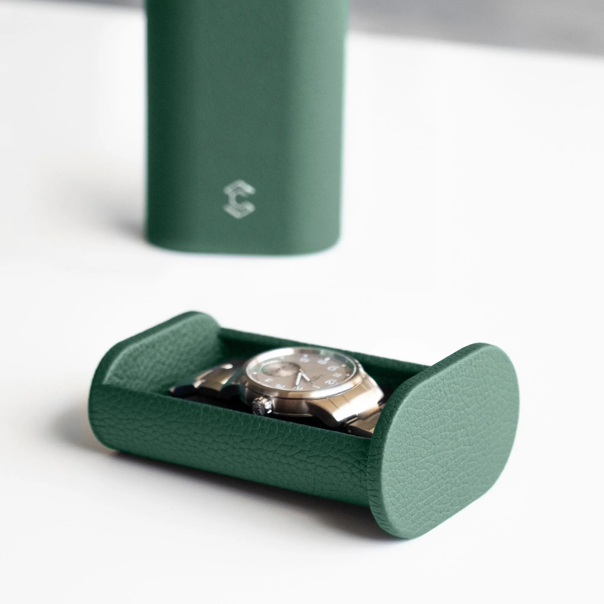 Charles Simon Oscar 1 Watch Roll - Emerald