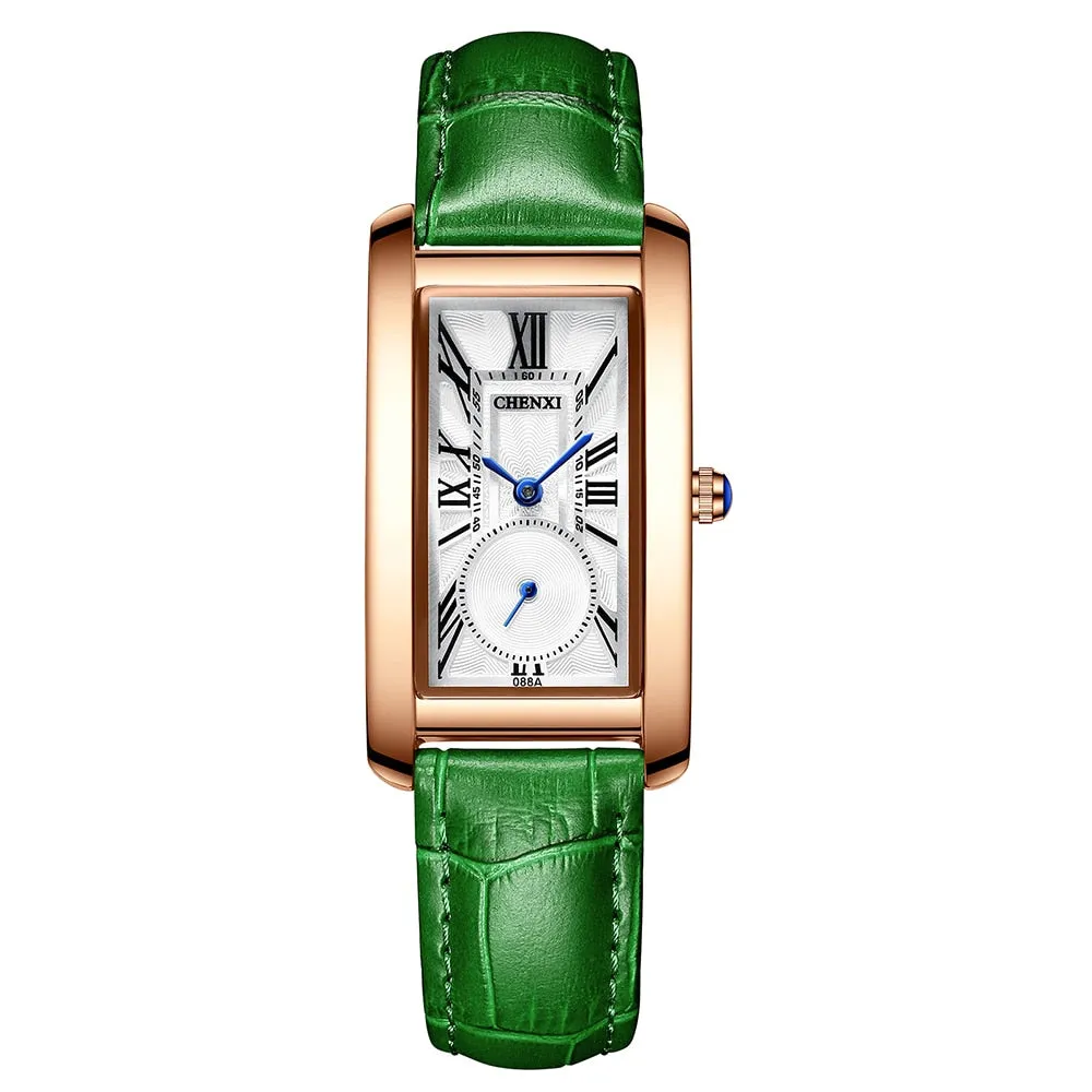 CHENXI Brand Fashion Women Watch Casual Luxury Women&#39;s Leather Bracelet Clock Waterproof WristWatch Ladies Quartz Dress Watches