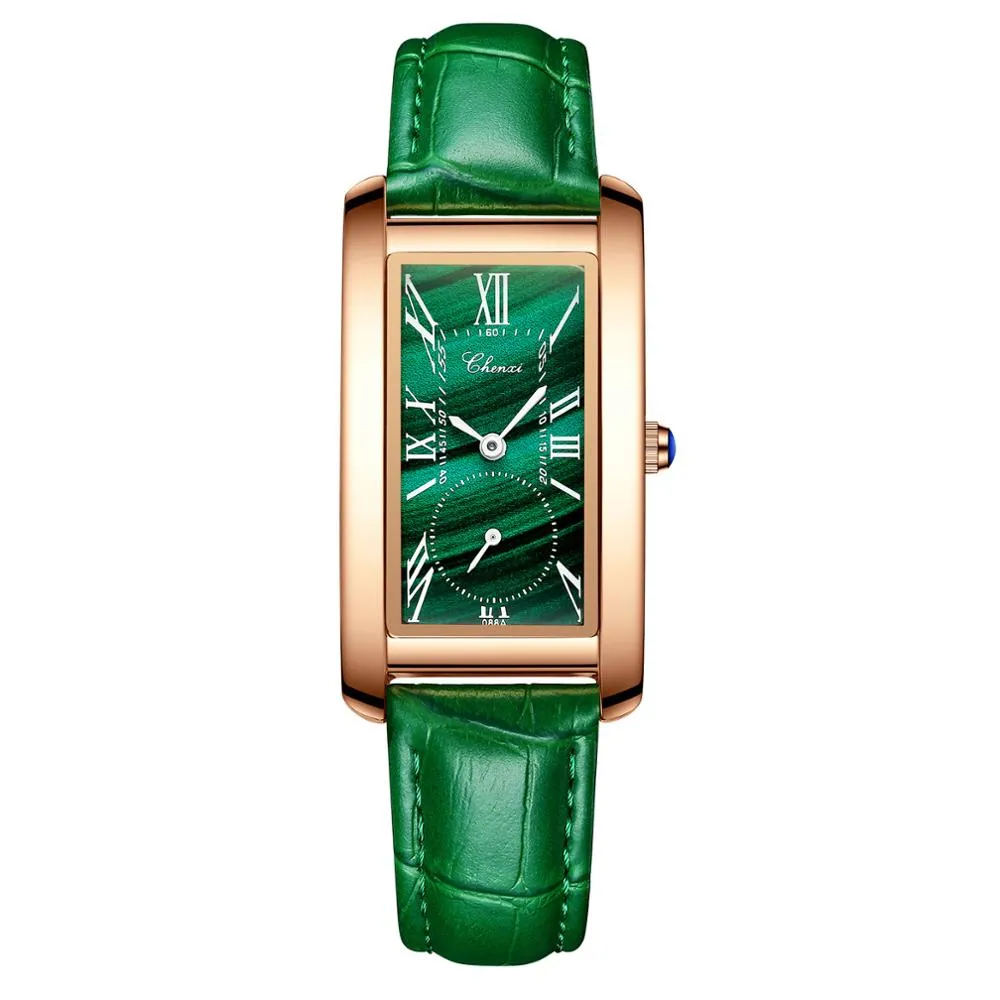 CHENXI Brand Fashion Women Watch Casual Luxury Women&#39;s Leather Bracelet Clock Waterproof WristWatch Ladies Quartz Dress Watches