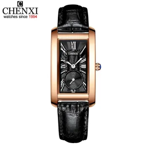 CHENXI Brand Fashion Women Watch Casual Luxury Women&#39;s Leather Bracelet Clock Waterproof WristWatch Ladies Quartz Dress Watches