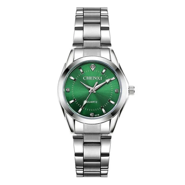CHENXI Luxury Brand Fashion watches For Women Rhinestone Quartz Watch Women&#39;s Casual Dress Clock Ladies Bracelet Wristwatches