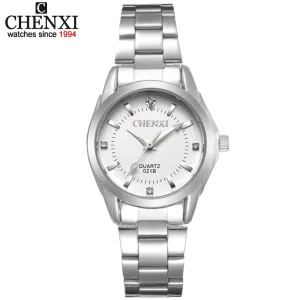 CHENXI Luxury Brand Fashion watches For Women Rhinestone Quartz Watch Women&#39;s Casual Dress Clock Ladies Bracelet Wristwatches