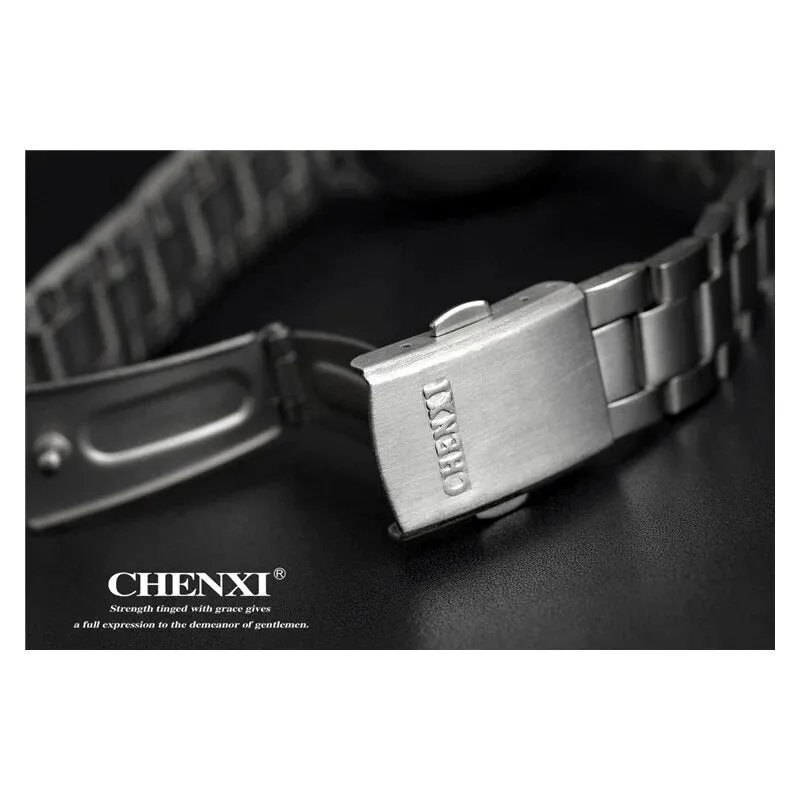 CHENXI Women Watches Luxury Brand Simple Clock Waterproof Lady Rhinestones Full Steel Watch Ladies Quartz Dress Wristwatch