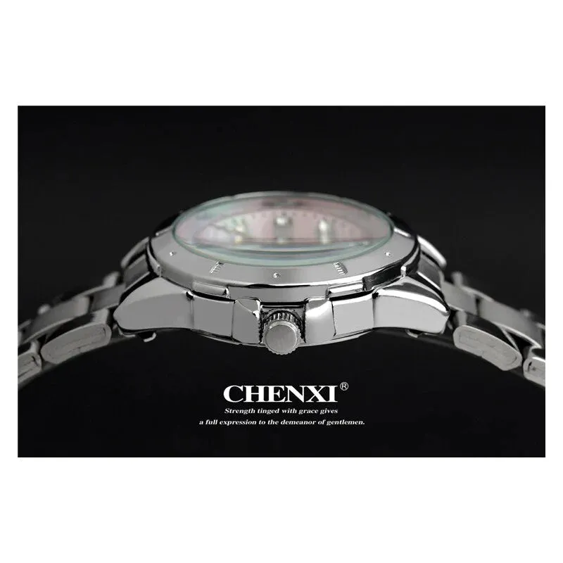 CHENXI Women Watches Luxury Brand Simple Clock Waterproof Lady Rhinestones Full Steel Watch Ladies Quartz Dress Wristwatch
