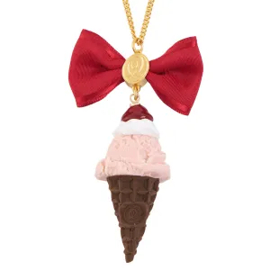 Cherry Whipped Cream Strawberry Ice Cream Necklace【Japan Jewelry】