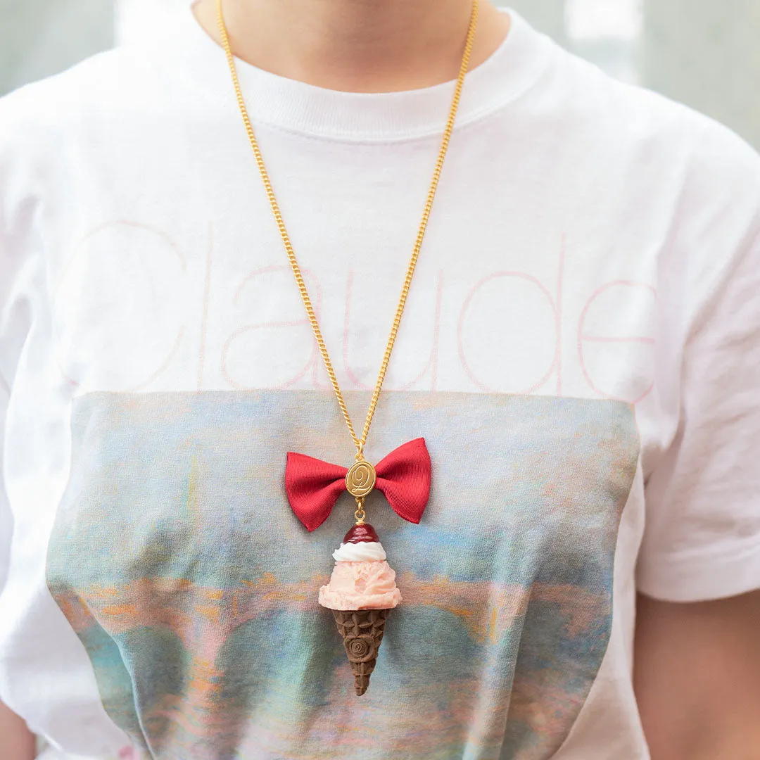 Cherry Whipped Cream Strawberry Ice Cream Necklace【Japan Jewelry】