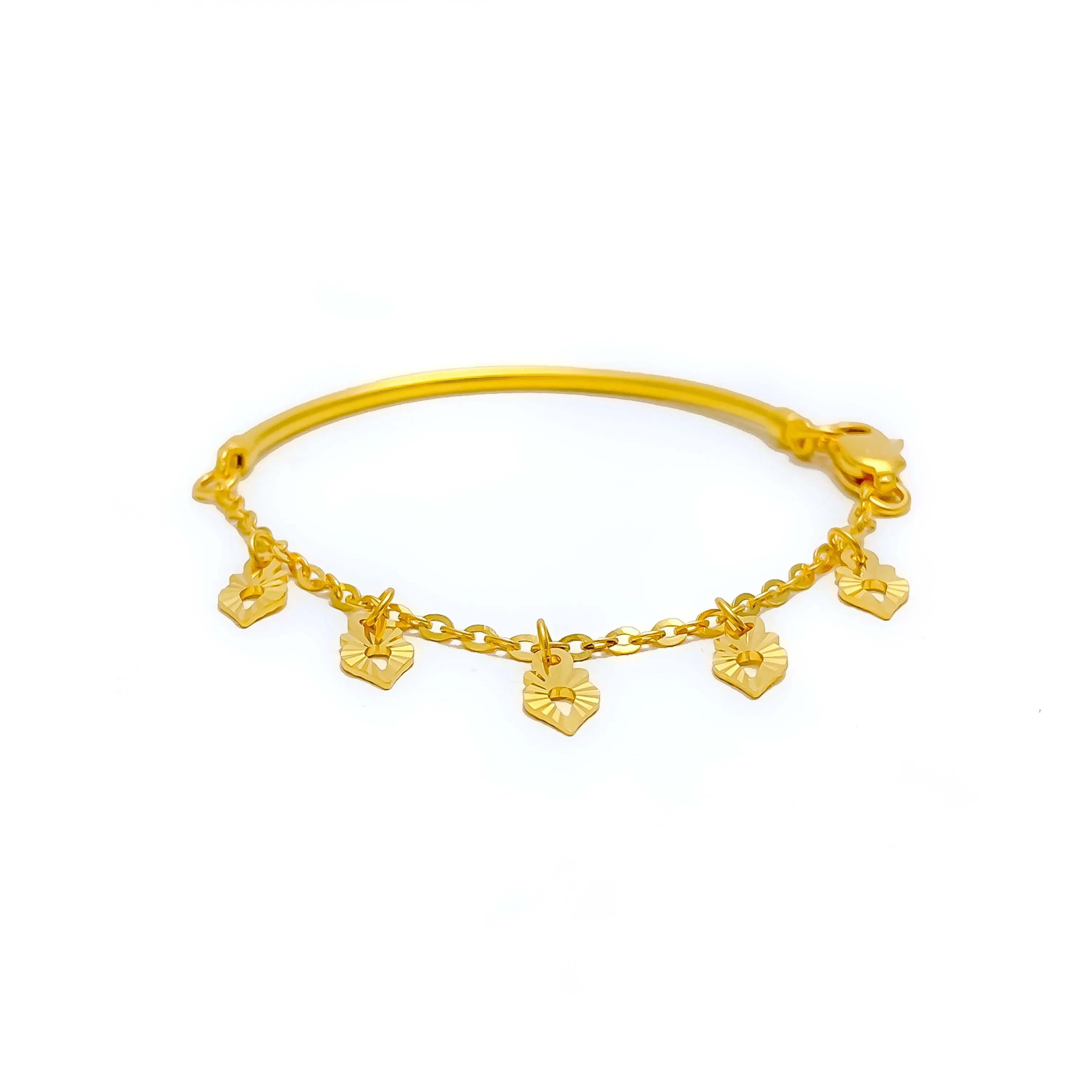 Chic Charming 22k Gold Baby Bracelet