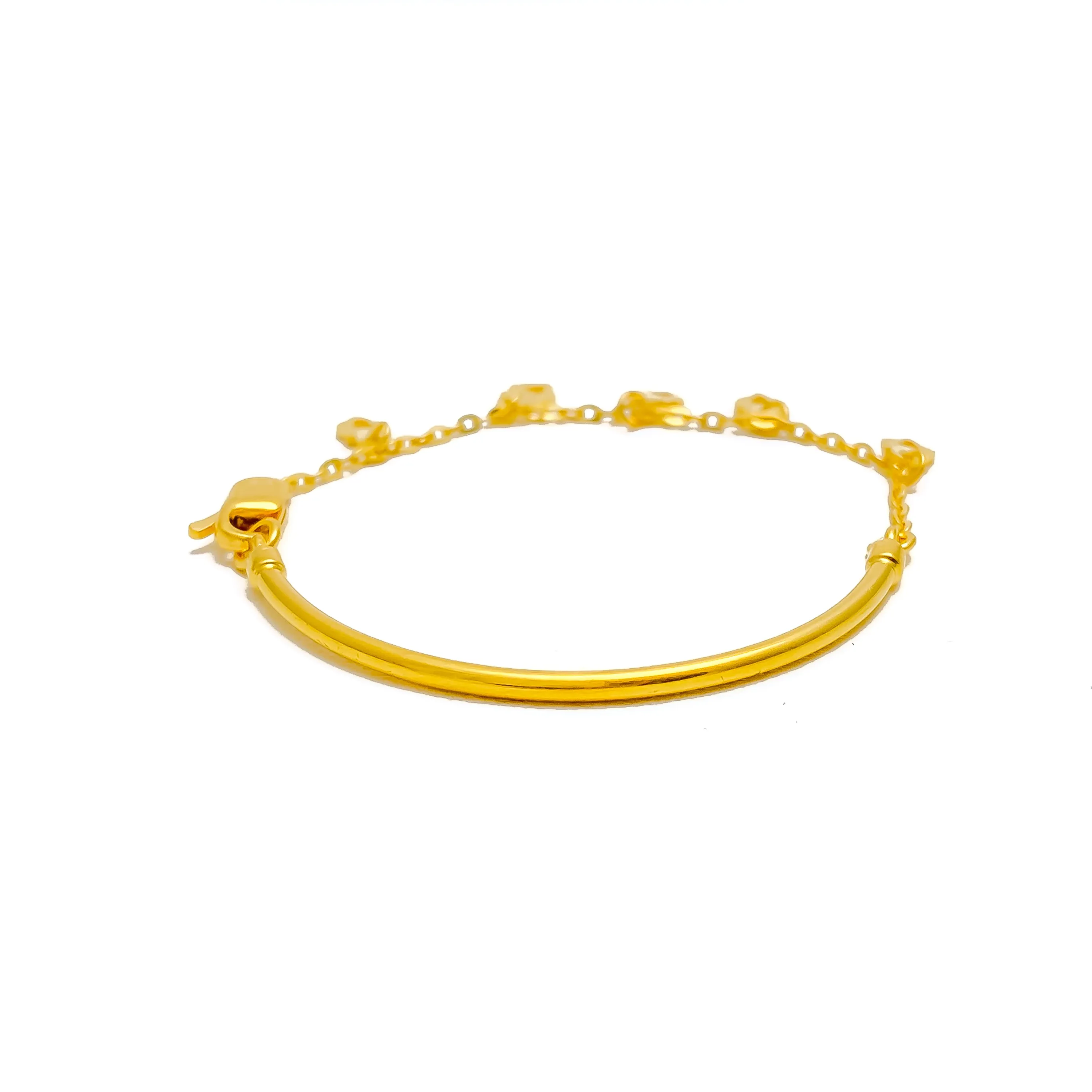 Chic Charming 22k Gold Baby Bracelet