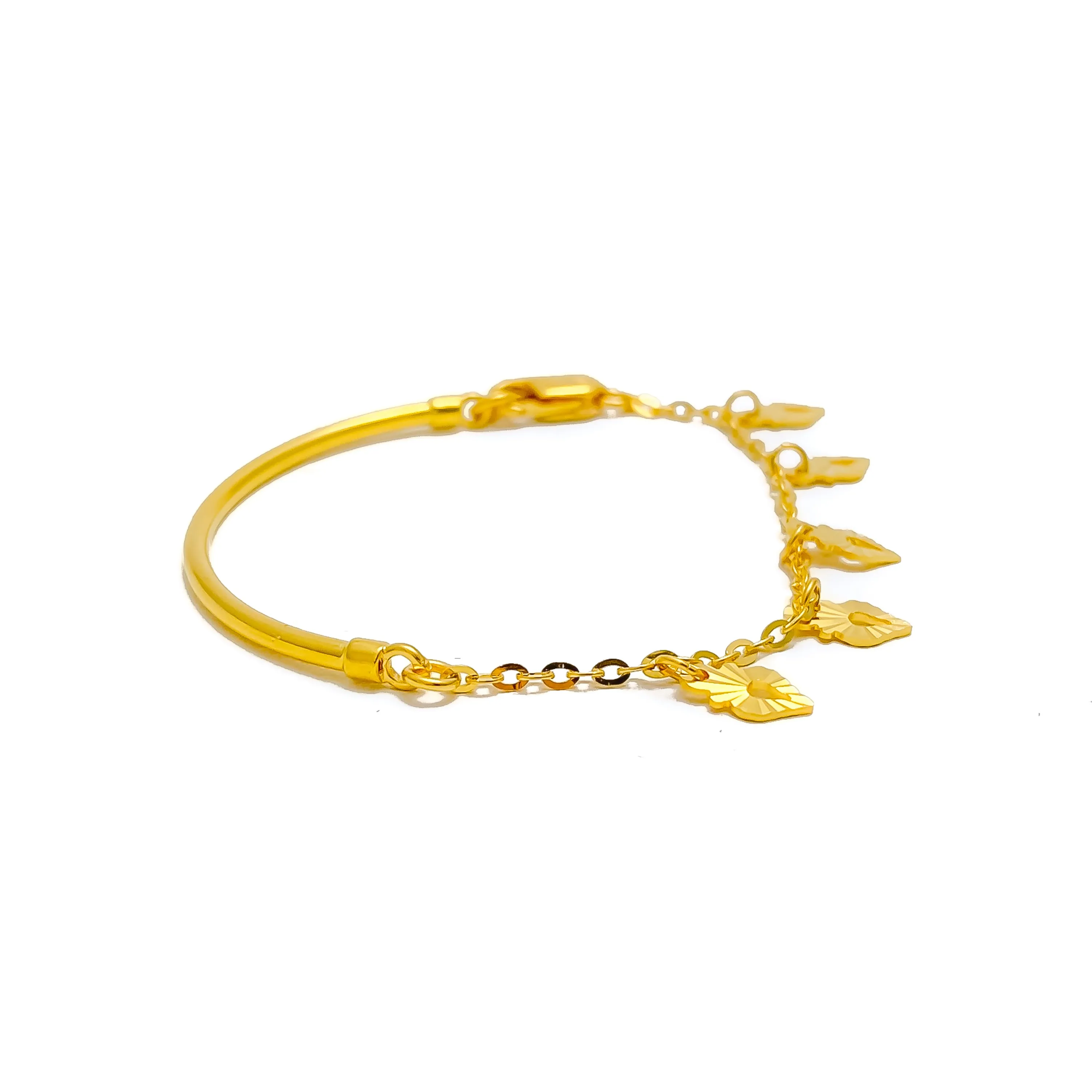 Chic Charming 22k Gold Baby Bracelet