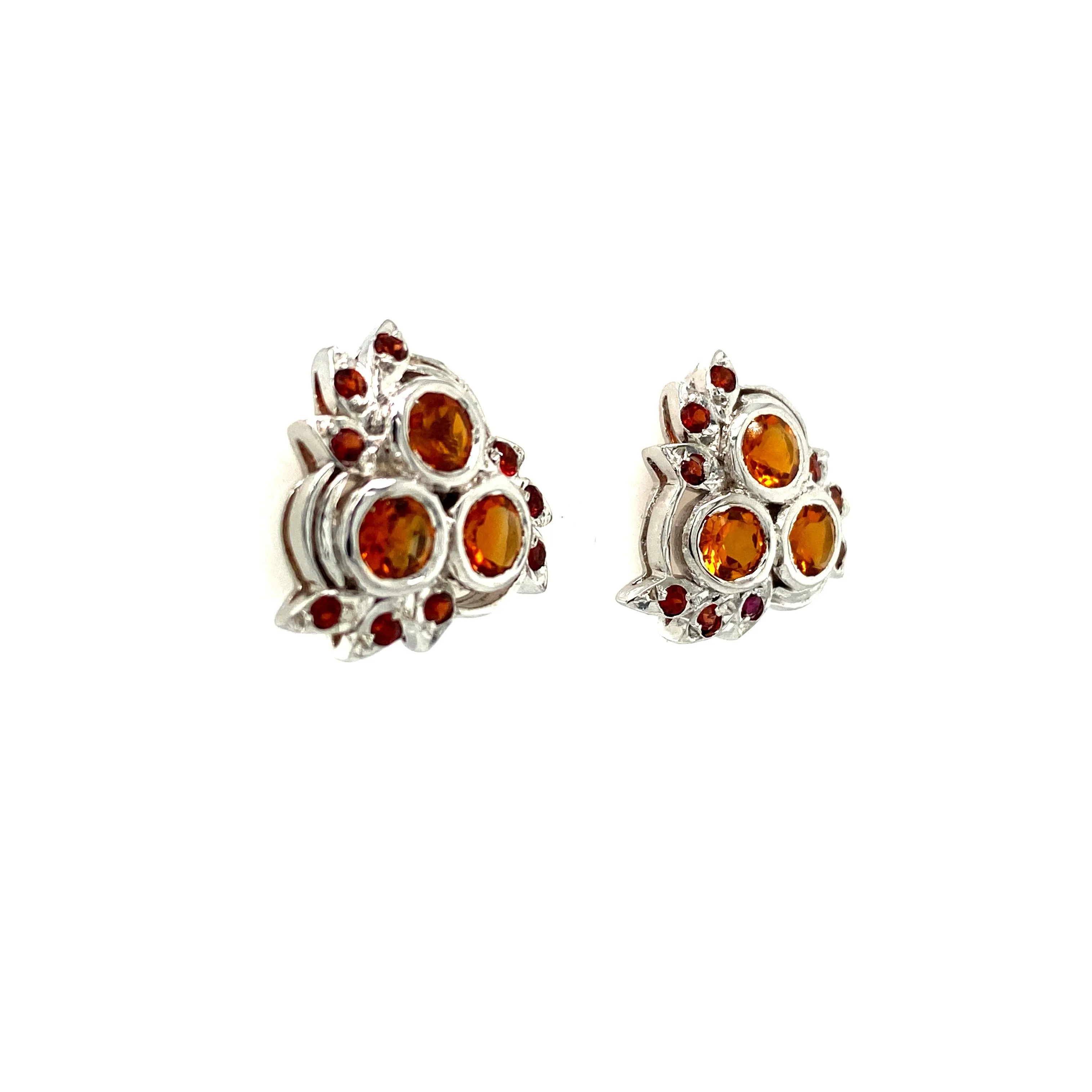Citrine Earring in .925 Sterling Silver - KST 5011