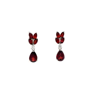 Citrine Earring in .925 Sterling Silver - KST 50371
