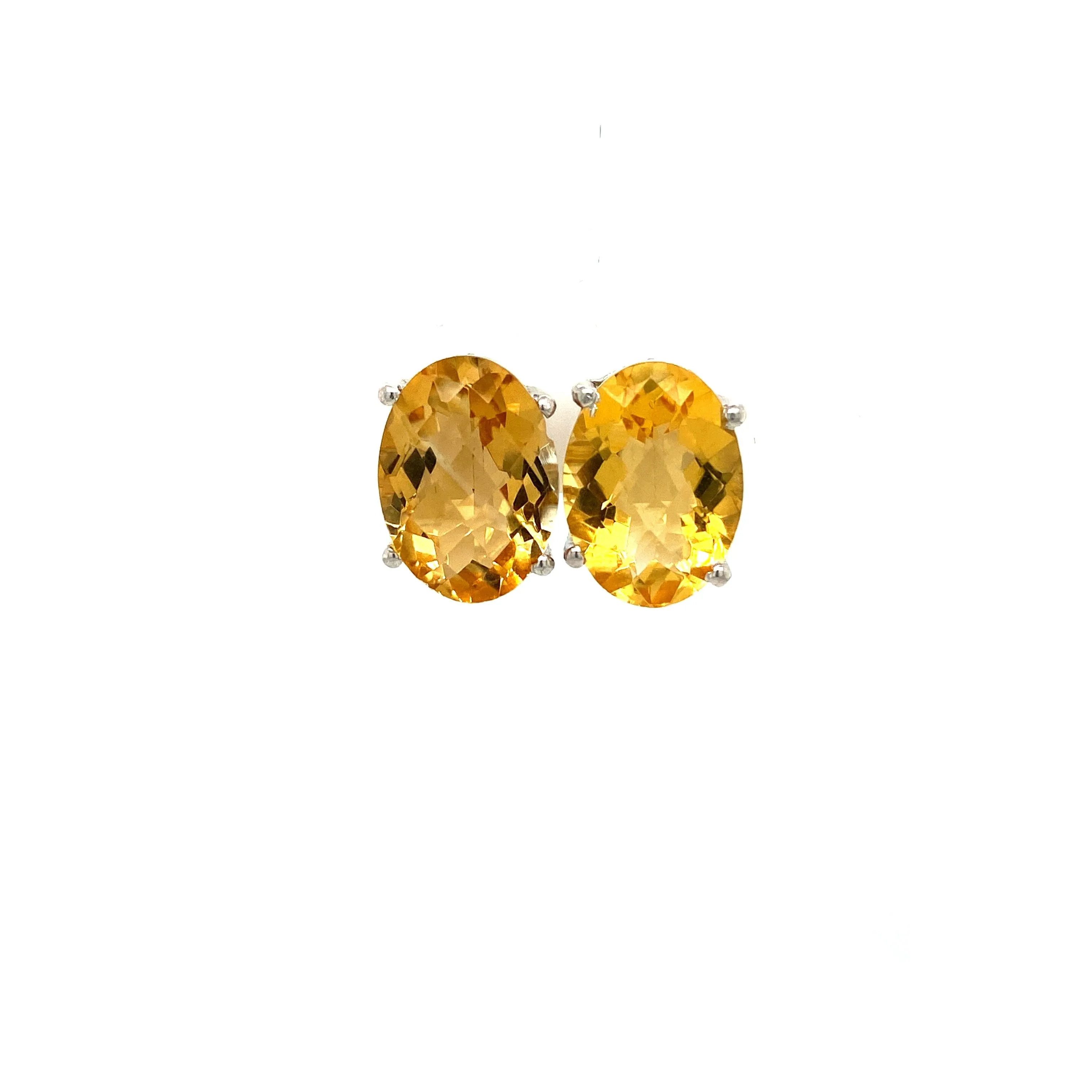 Citrine Earring in .925 Sterling Silver - KST 51269