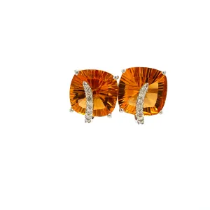 Citrine Earring in .925 Sterling Silver - KST 54205