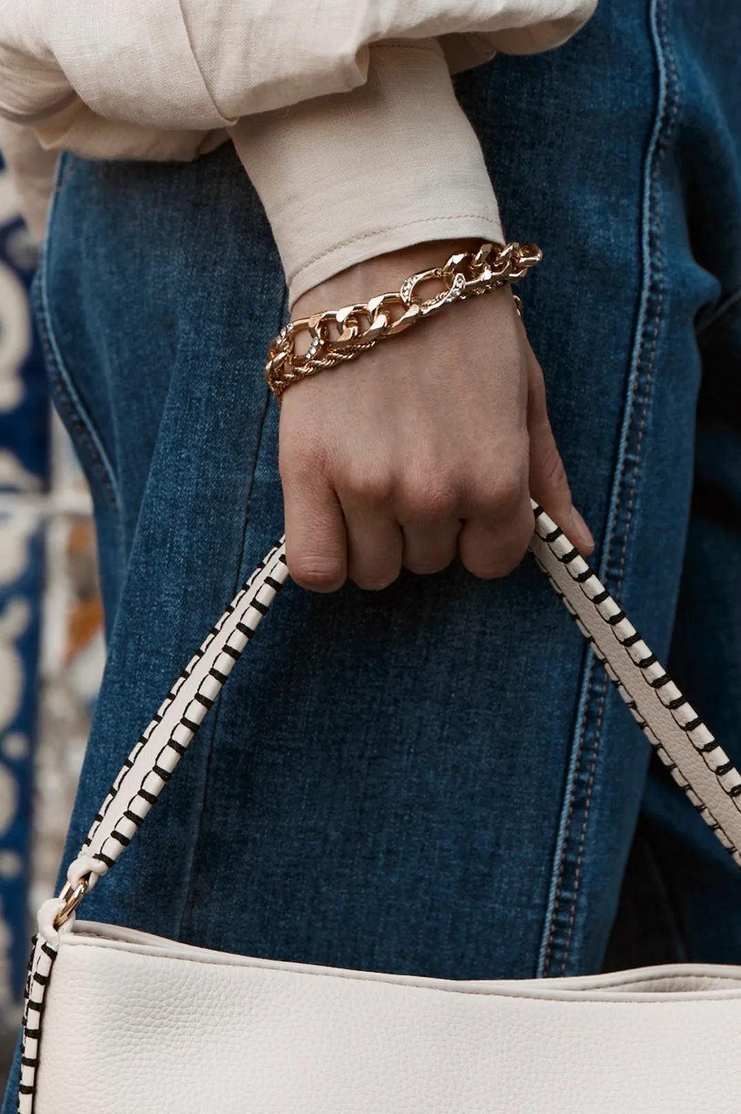 City Link Bracelet | Crystal Gold