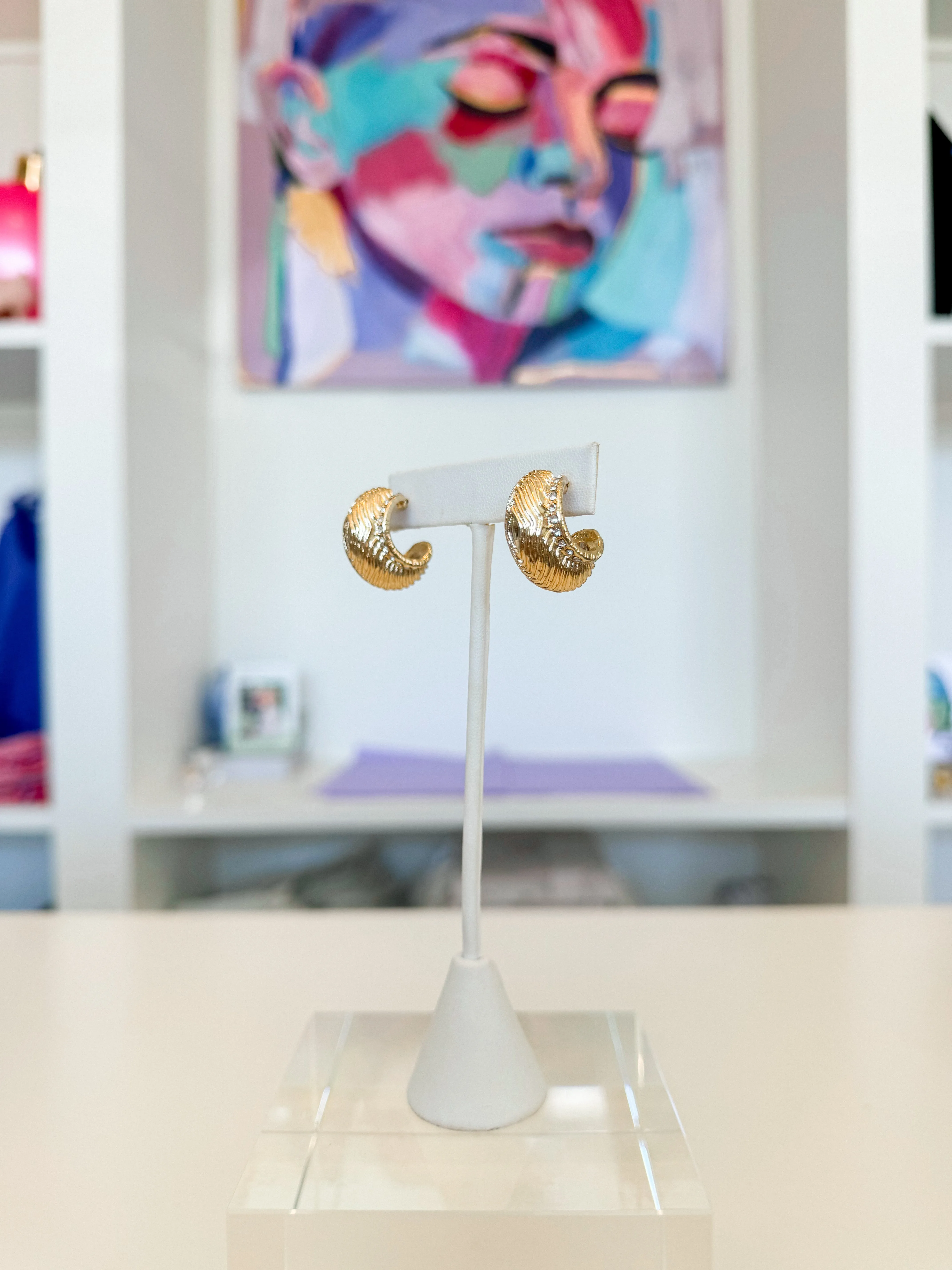 Cleo De Nile Hoop Earring