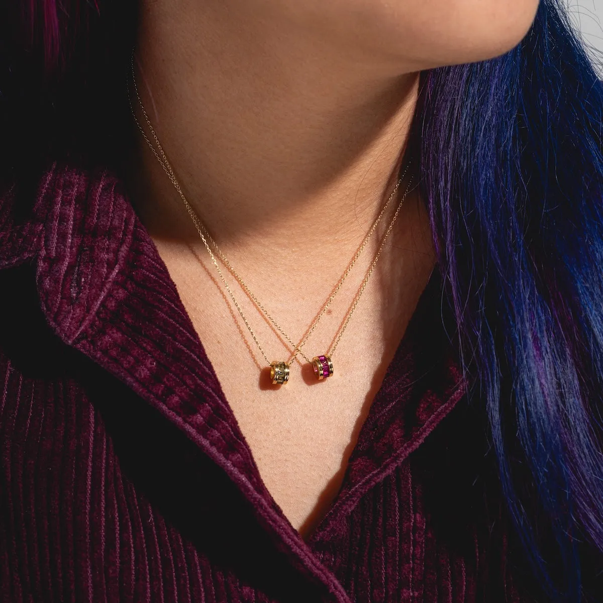 Color Theory Charm Necklace