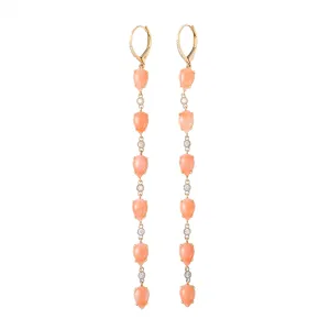 Coral Drop Earrings