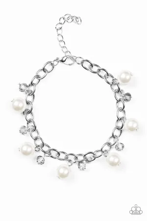 Country Club Chic - White Bracelet