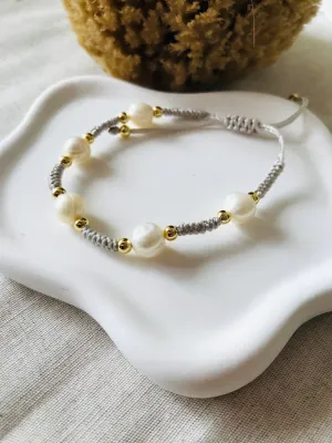 Crochet Pearl Bracelet