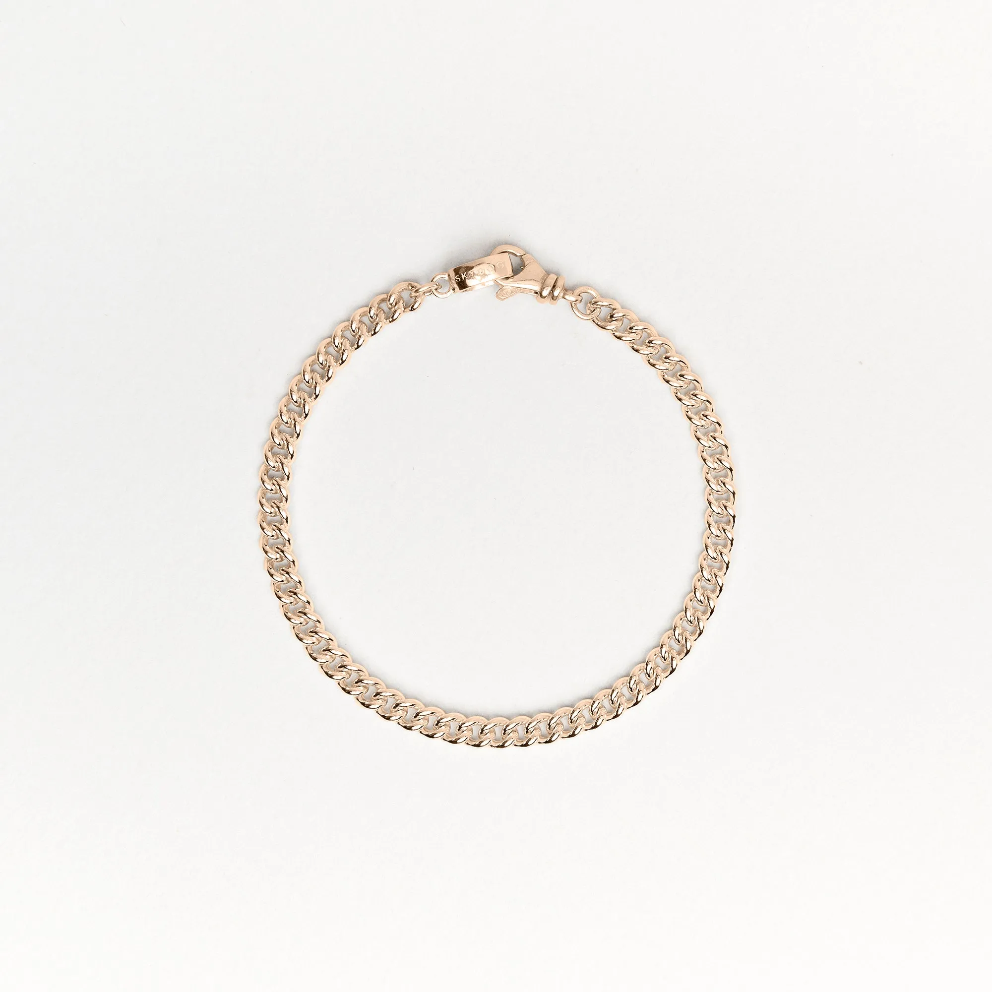 Curb Chain Bracelet, 3.80mm