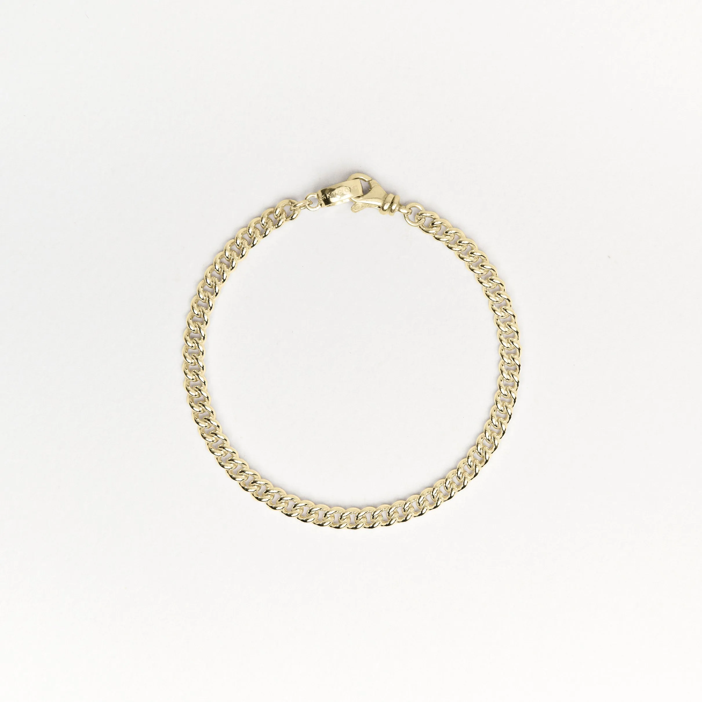 Curb Chain Bracelet, 3.80mm