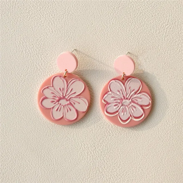 Cute Simple Milk Cow Earrings