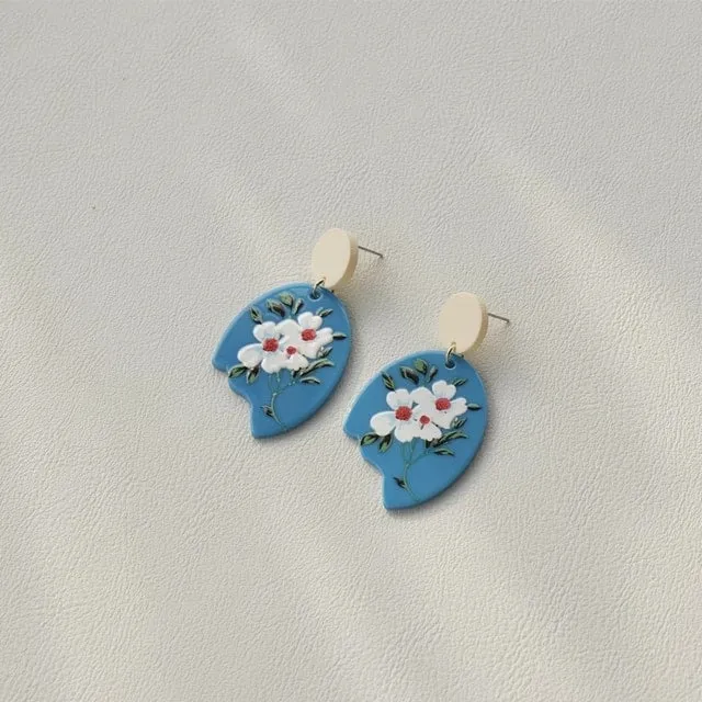 Cute Simple Milk Cow Earrings