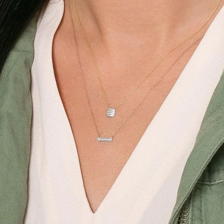 Dana Rebecca Designs Lauren Joy Mini Disc Necklace