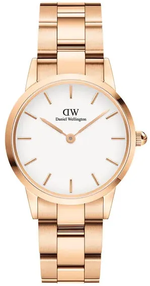 Daniel Wellington Ex-Display Iconic Link White 28mm Watch