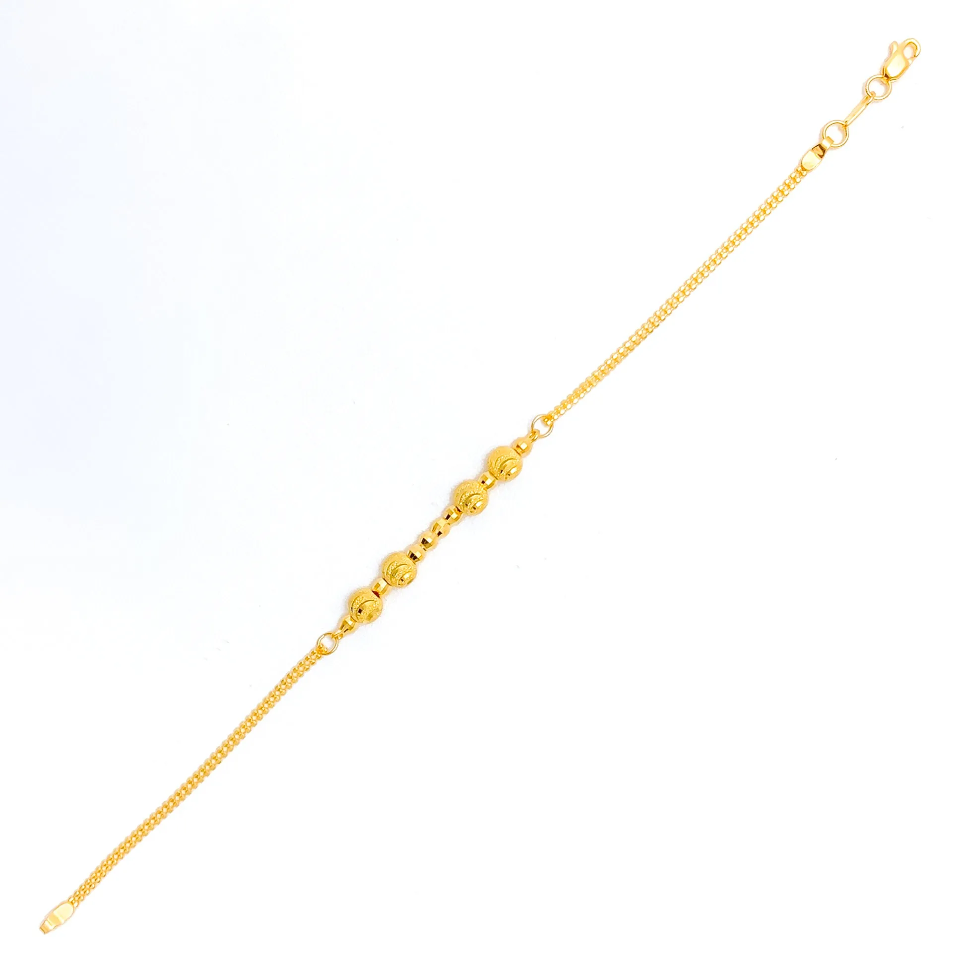 Decorative Trendy 22K Gold Bracelet