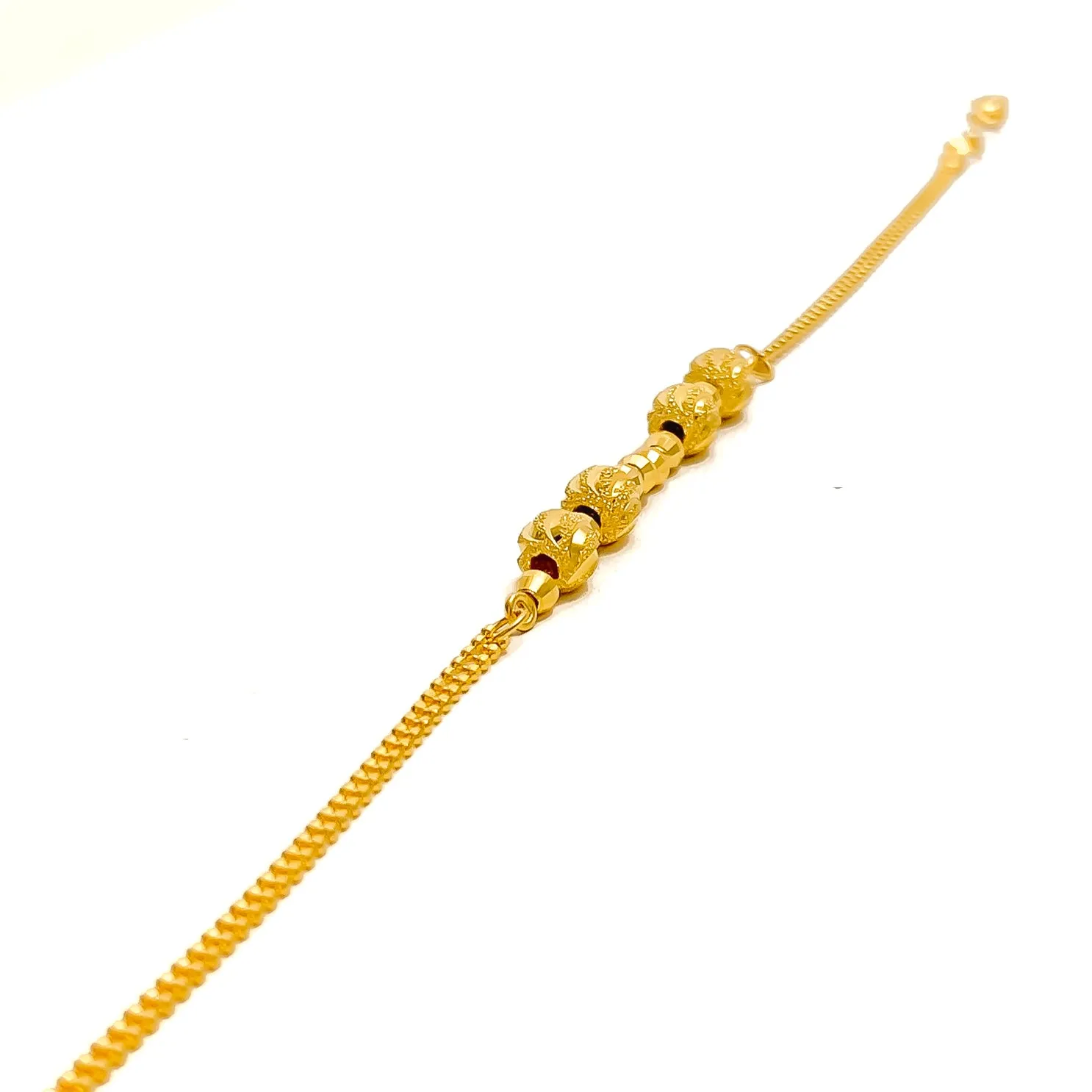 Decorative Trendy 22K Gold Bracelet