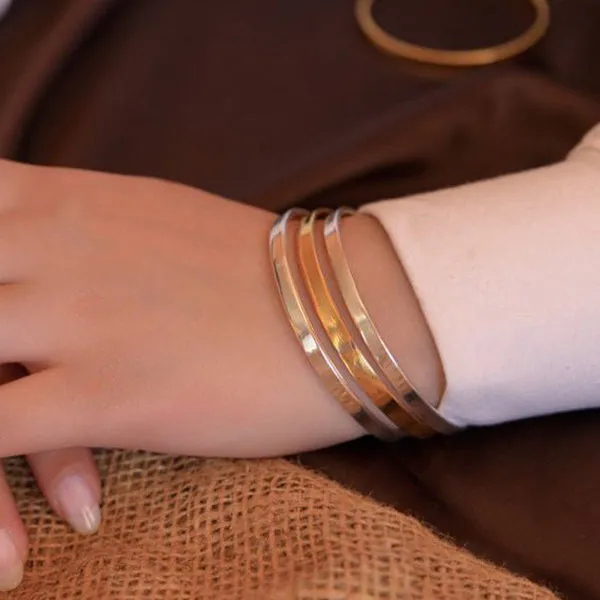 Delicate Anne Bracelets Set - Gold And Silver Plated