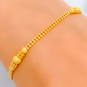 Delicate Bead 22K Gold Bracelet
