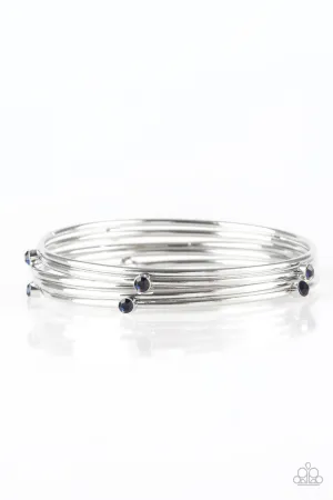 Delicate Decadence Blue Paparazzi Bracelet