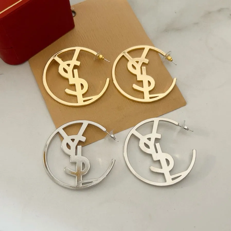Delicate Exclusive Monogram Earrings