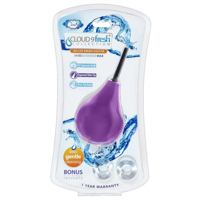 Deluxe Anal Douche & 2 C-Rings