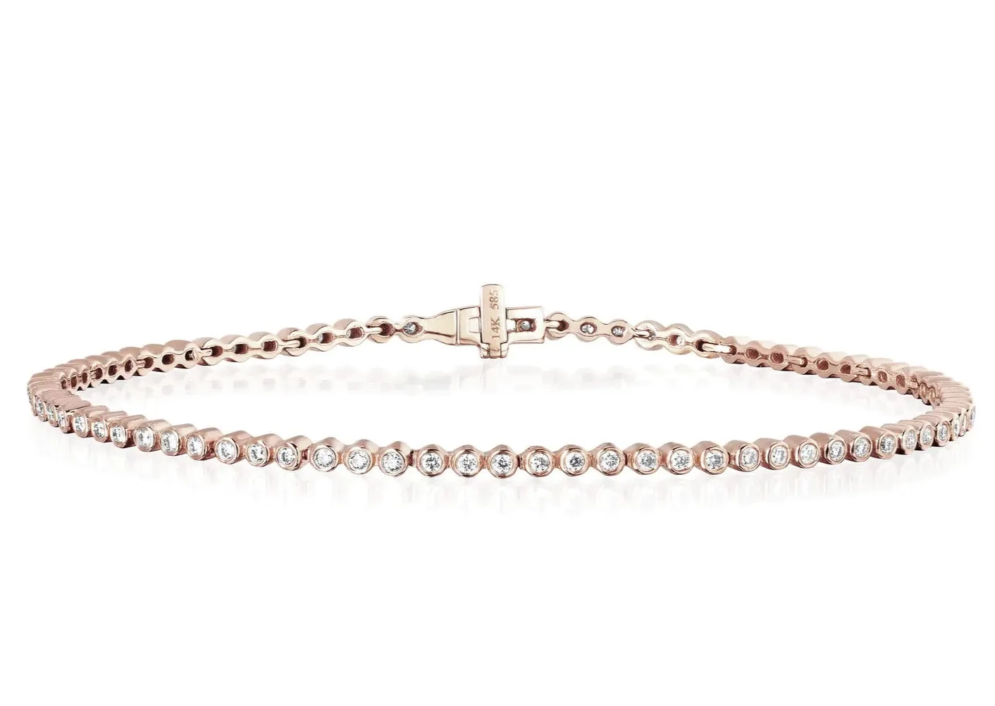 Diamond Bezel Eternity Bracelet