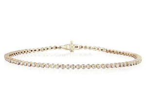 Diamond Bezel Eternity Bracelet