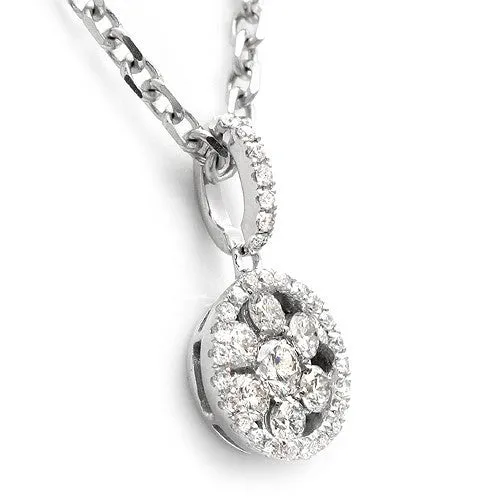 Diamond Necklace, White Gold