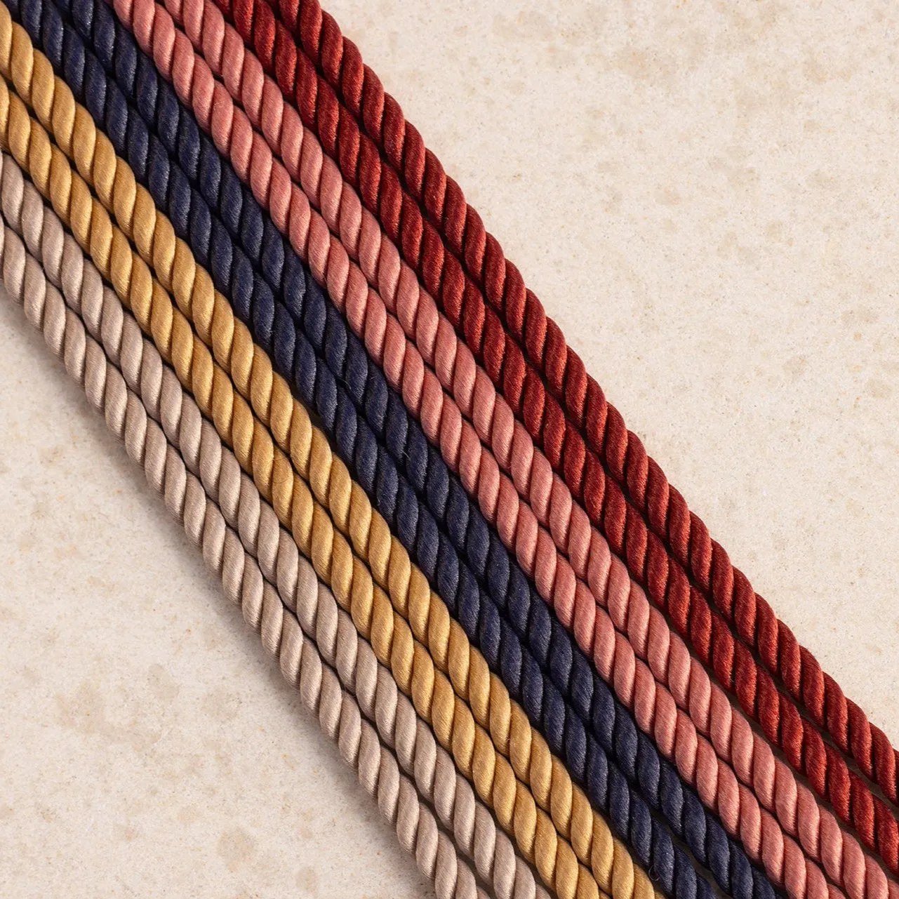 Diamond Pillow Cord Bracelet In Honey