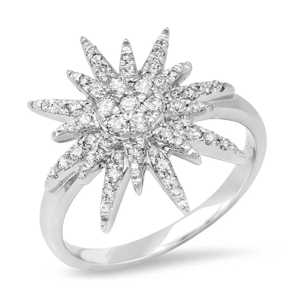 Diamond Starburst Ring